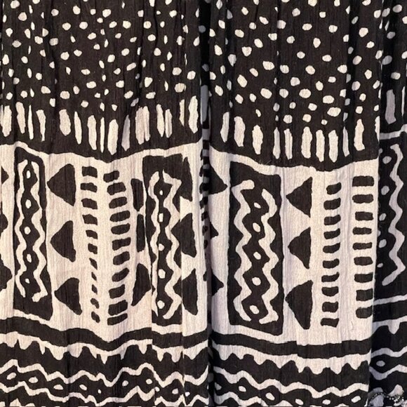 Ralph Lauren Denim & Supply Tribal Abstract Flowy Tiered Maxi Dress Medium - Picture 5 of 11